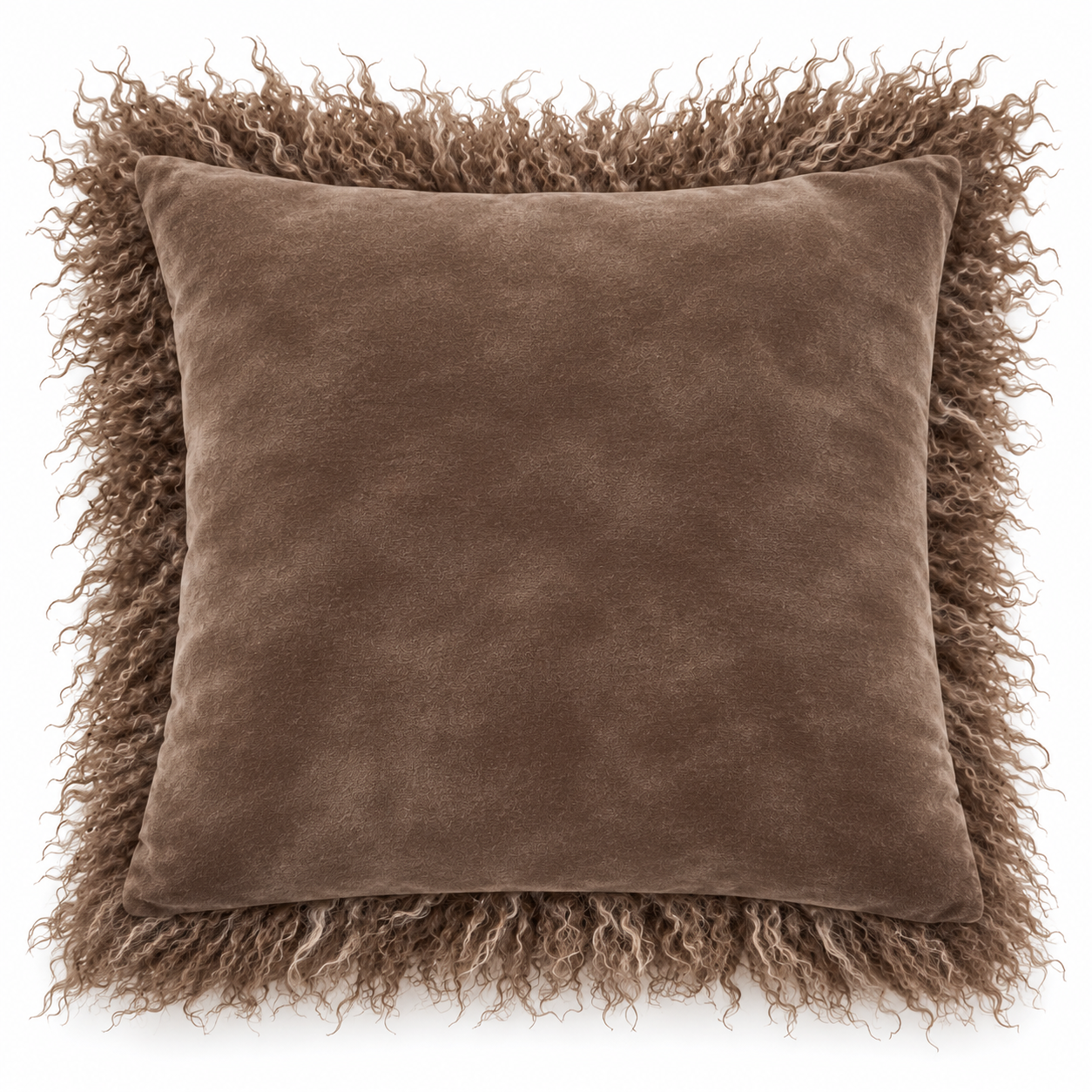 fondaco-curly-kissenbezug-48x48-braun-lammfelloptik image 5