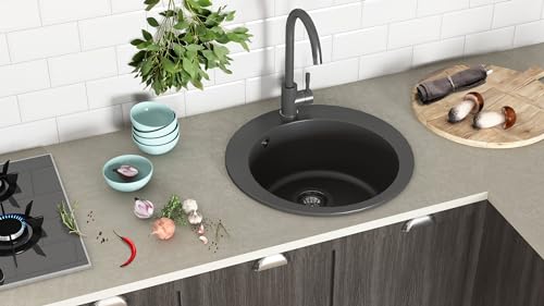 gurari-srr100-601-granitsp-le-rund-schwarz-50-5cm image 5