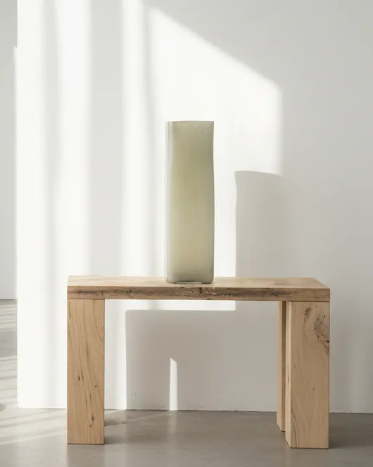 glasvase-sandgrau-35-cm-dickwandig-f-r-zweige image 1