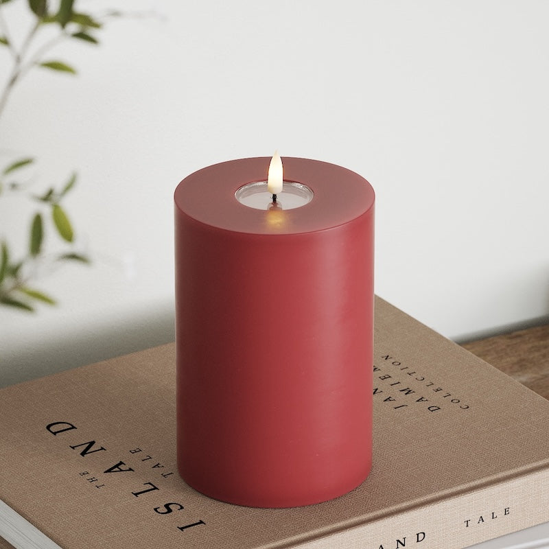 deluxe-homeart-blockkerzen-led-kerze-10x15-cm-bordeaux-real-flame image 4