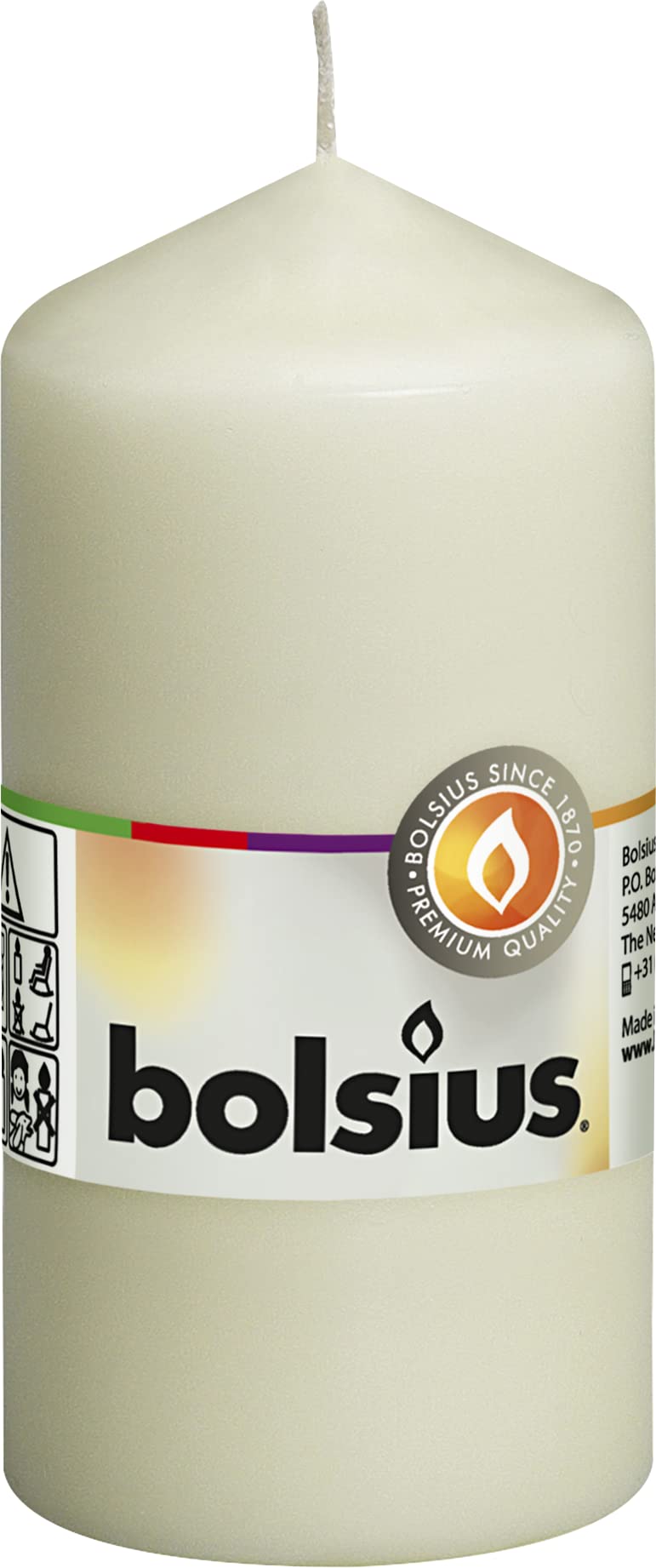 bolsius-essentials-stumpenkerzen-elfenbein-12cm-10er image 5