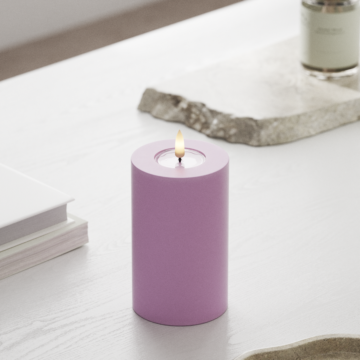 deluxe-homeart-blockkerzen-led-blockkerze-7-5x12-5-lavendel image 3