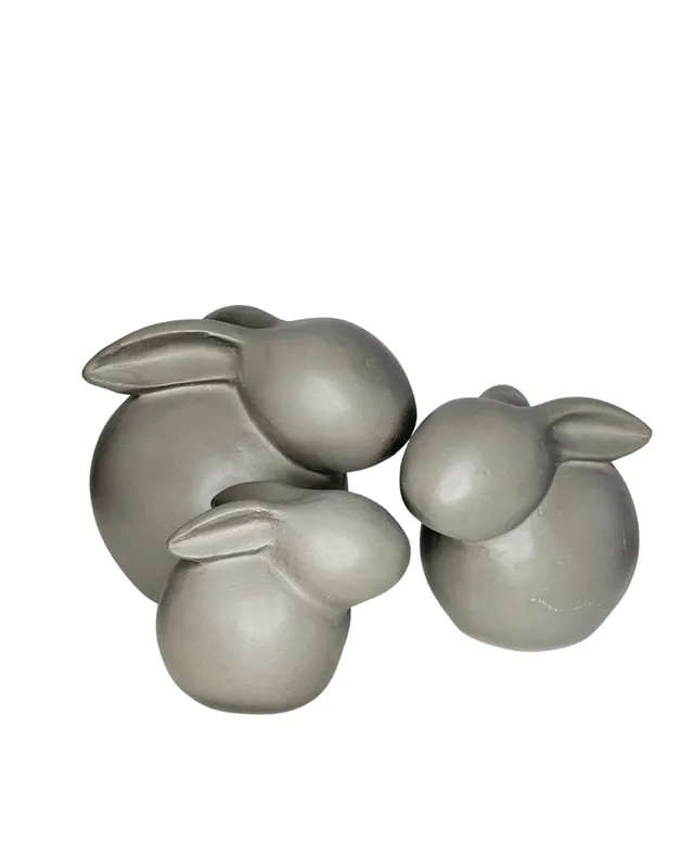 ein-st-ck-vom-gl-ck-beton-hase-sitzend-grau-mittel image 1
