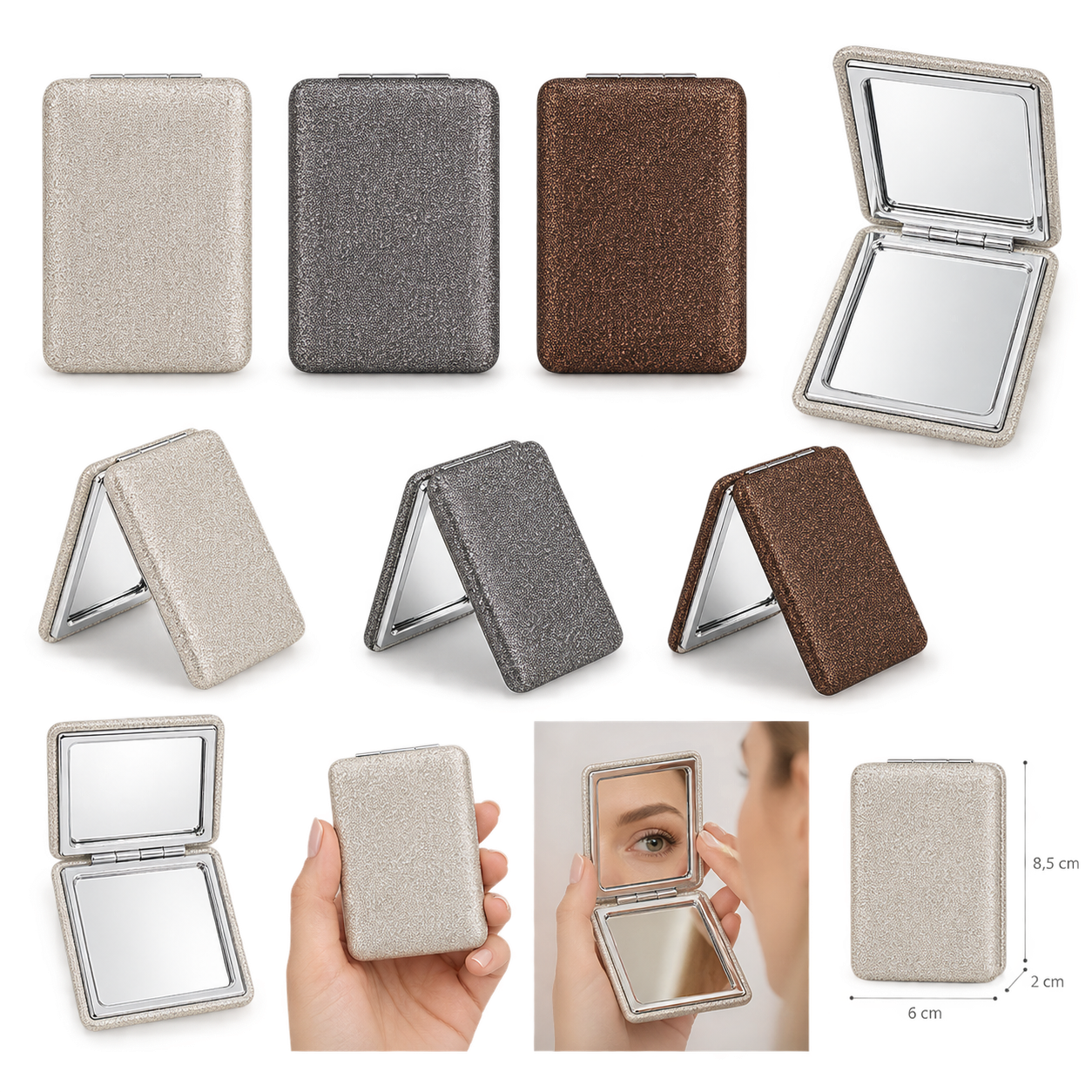 taschenspiegel-vergr-erung-hellbeige-silber-8-5-cm image 3