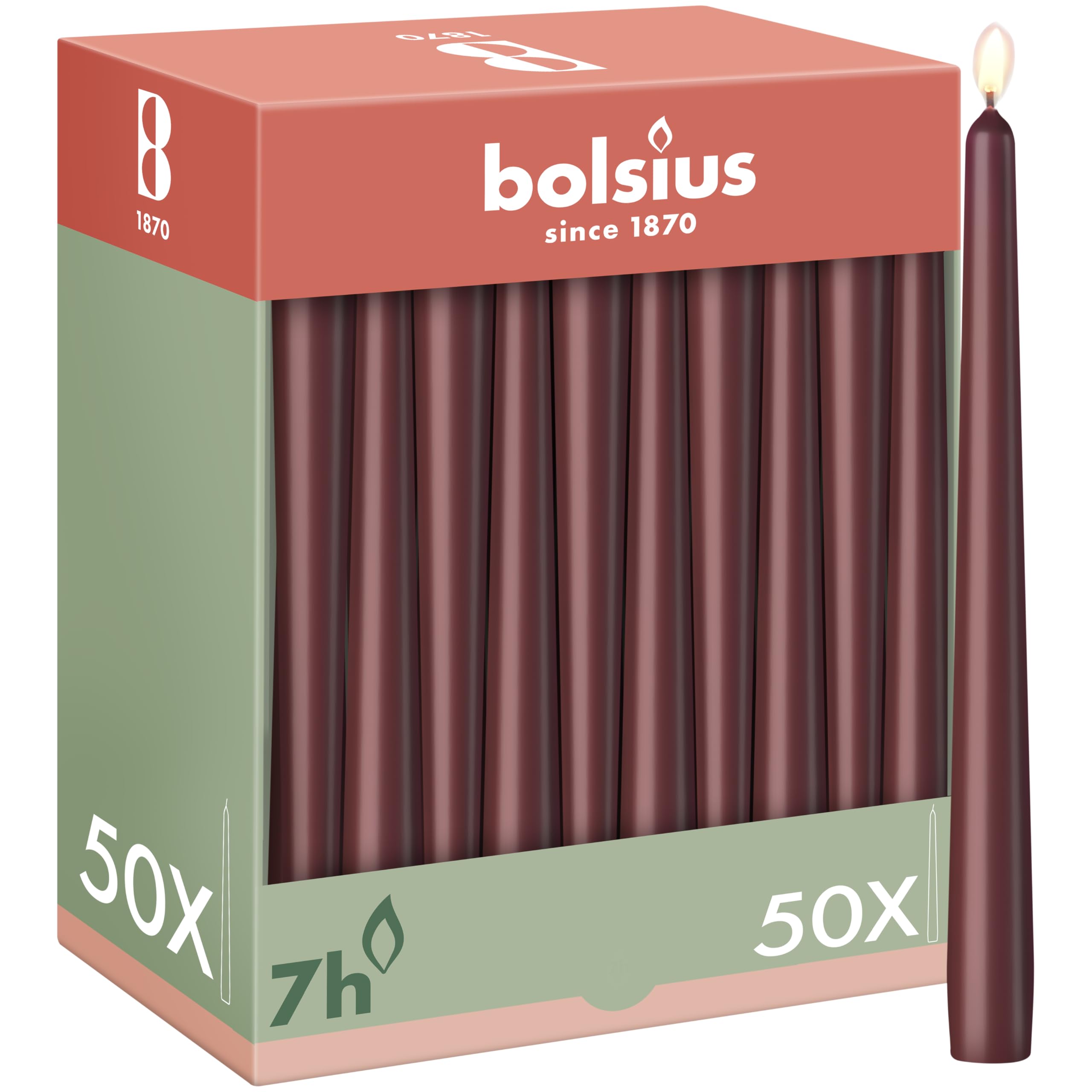 bolsius-essentials-spitzkerzen-elfenbein-50er-24-5cm-7h image 8