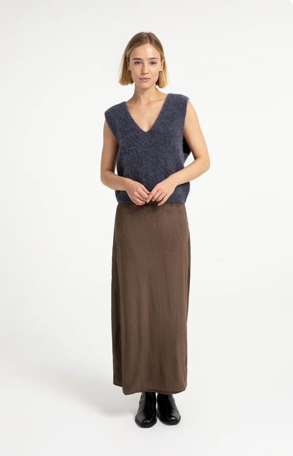yaya-pullunder-v-ausschnitt-grau-melange-alpaka-wolle-damen image 6