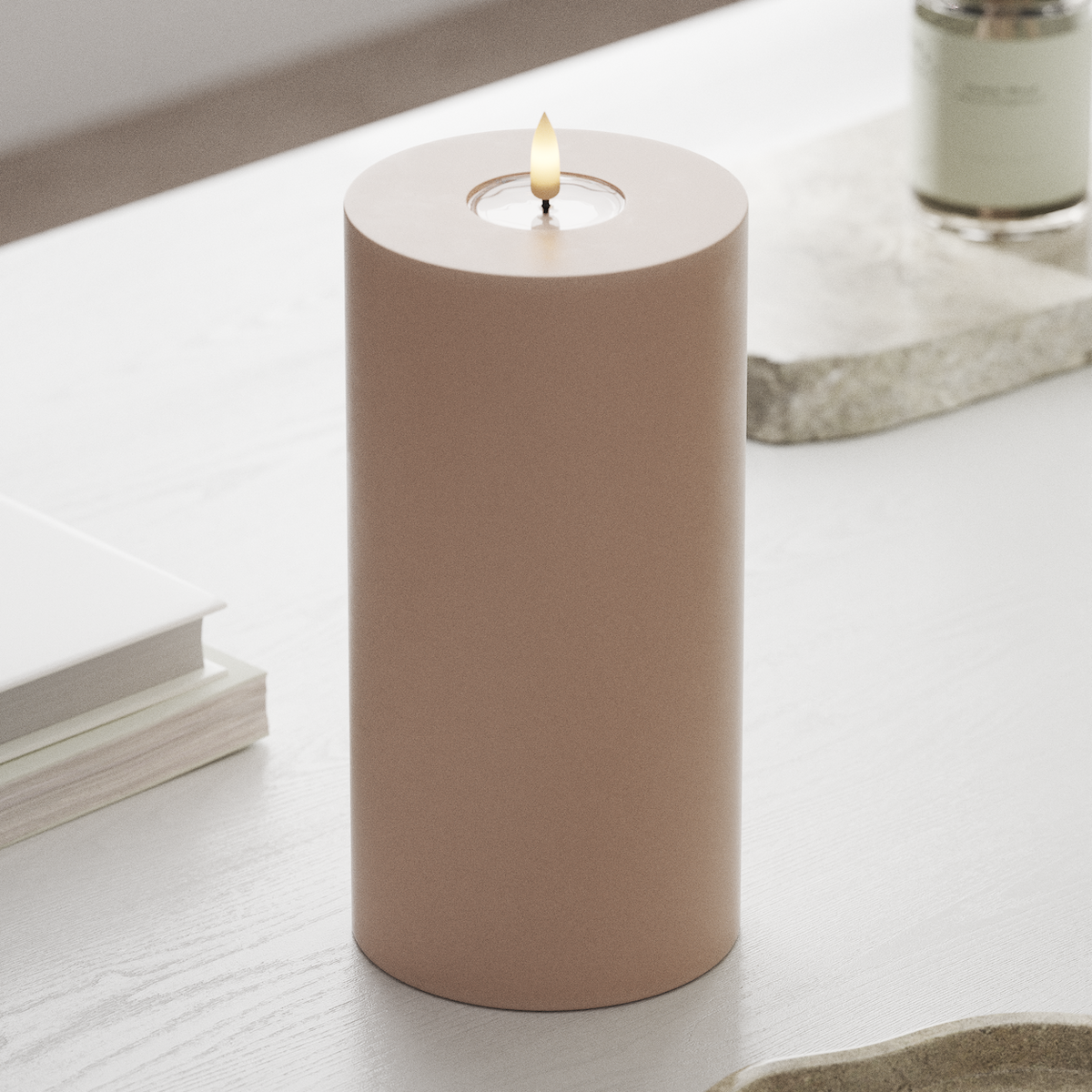 deluxe-homeart-blockkerzen-led-blockkerze-10x20-rosa-real-flame image 3