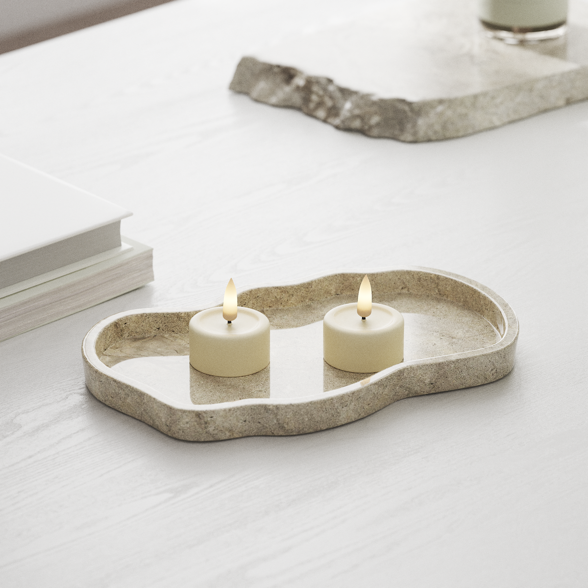 deluxe-homeart-teelichter-led-teelichter-2-st-ck-creme image 3