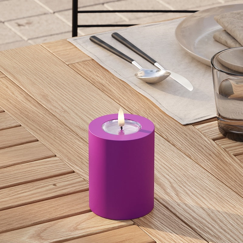 deluxe-homeart-au-enleuchten-led-blockkerze-7-5x10-violett-ip44 image 2