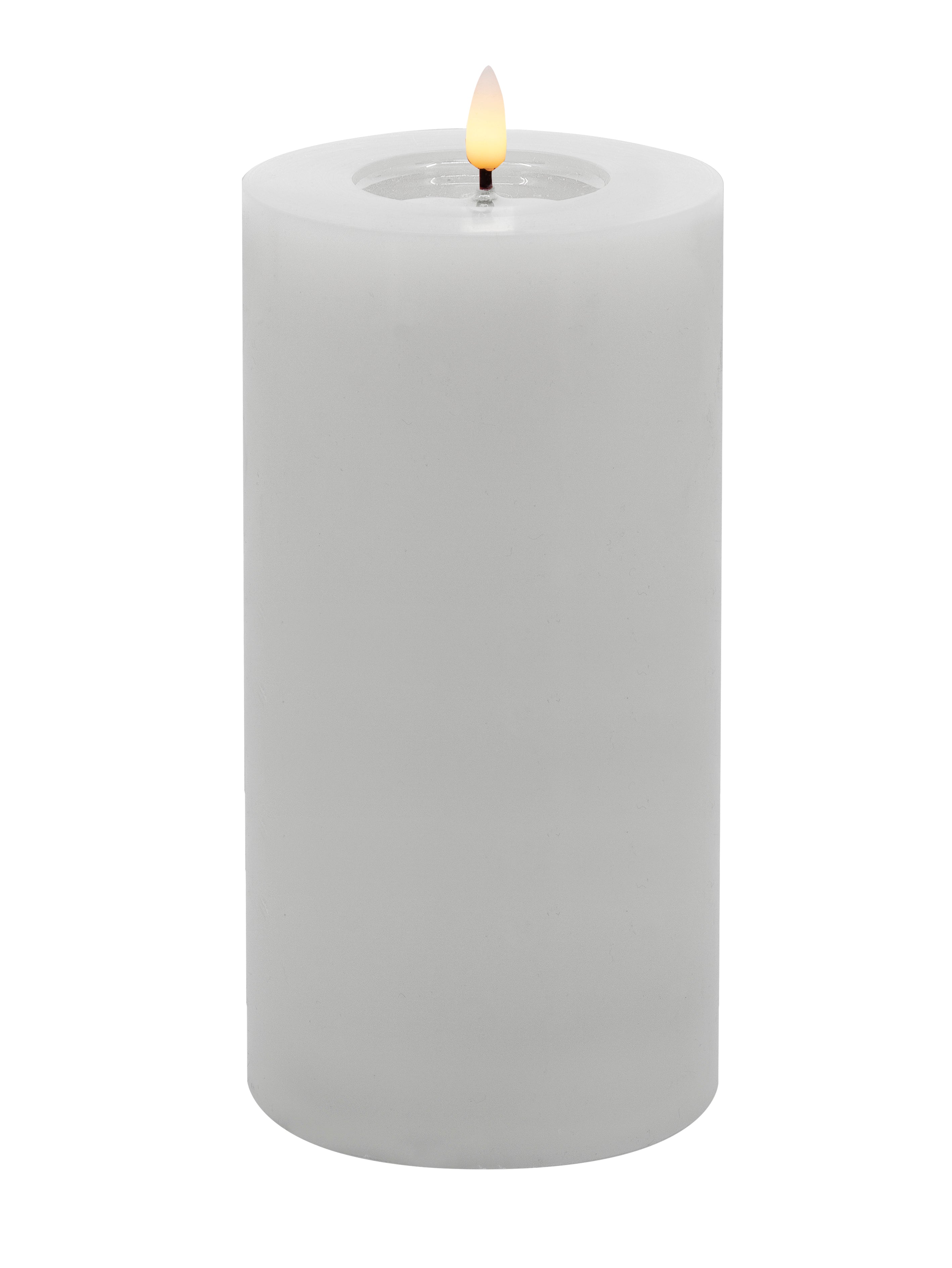 candela-led-stumpenkerze-echtwachs-wei-smooth-10x20-cm image 1