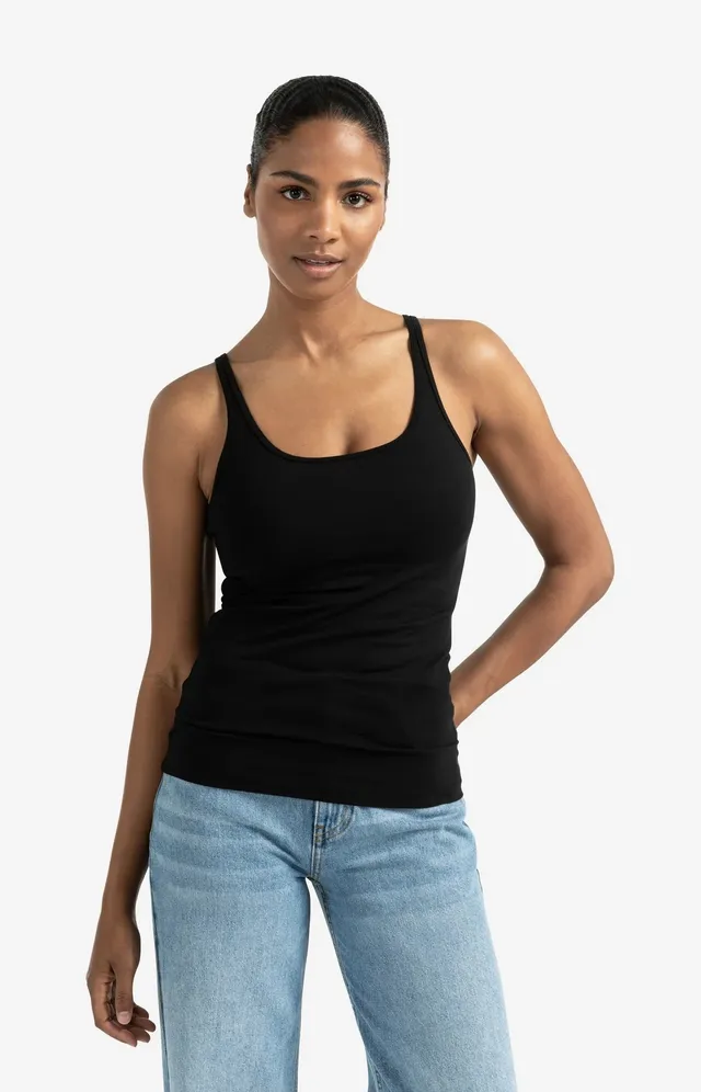 yaya-basic-baumwoll-tr-gertop-top-schwarz-baumwolle image 1