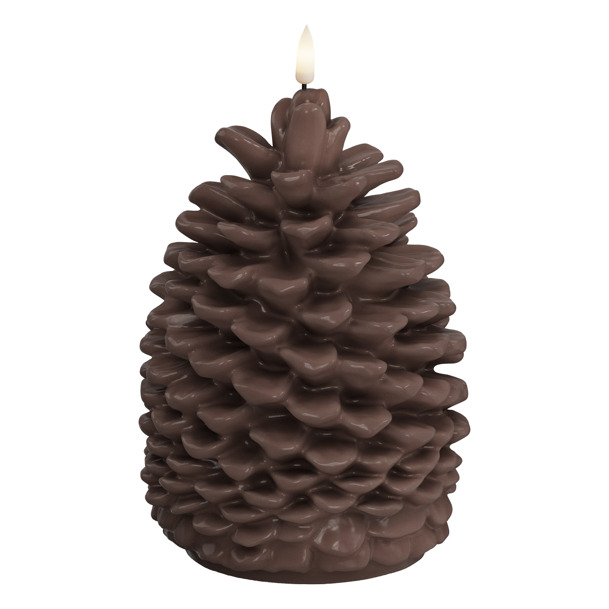 deluxe-homeart-saisons-led-tannenzapfen-14x19cm-braun-weihnachten image 1