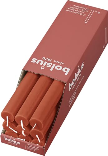bolsius-rustik-stabkerzen-orange-9er-pack-27x2-3-cm image 5