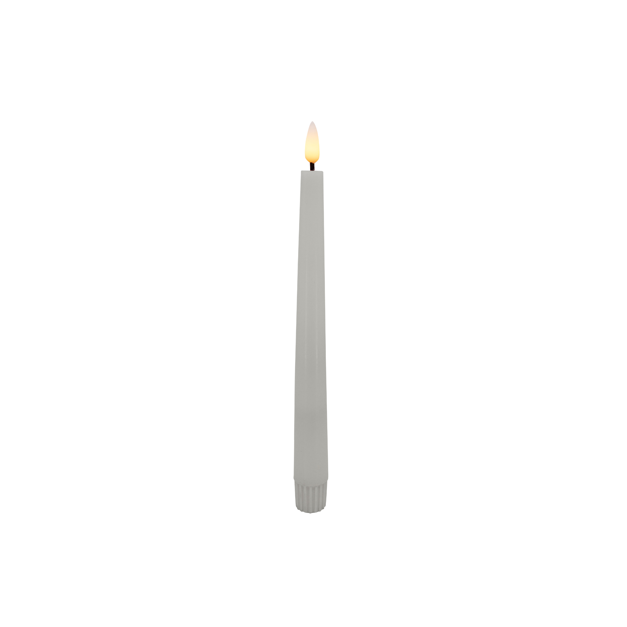candela-led-stabkerzen-wei-echtwachs-2er-set-dimmbar image 1