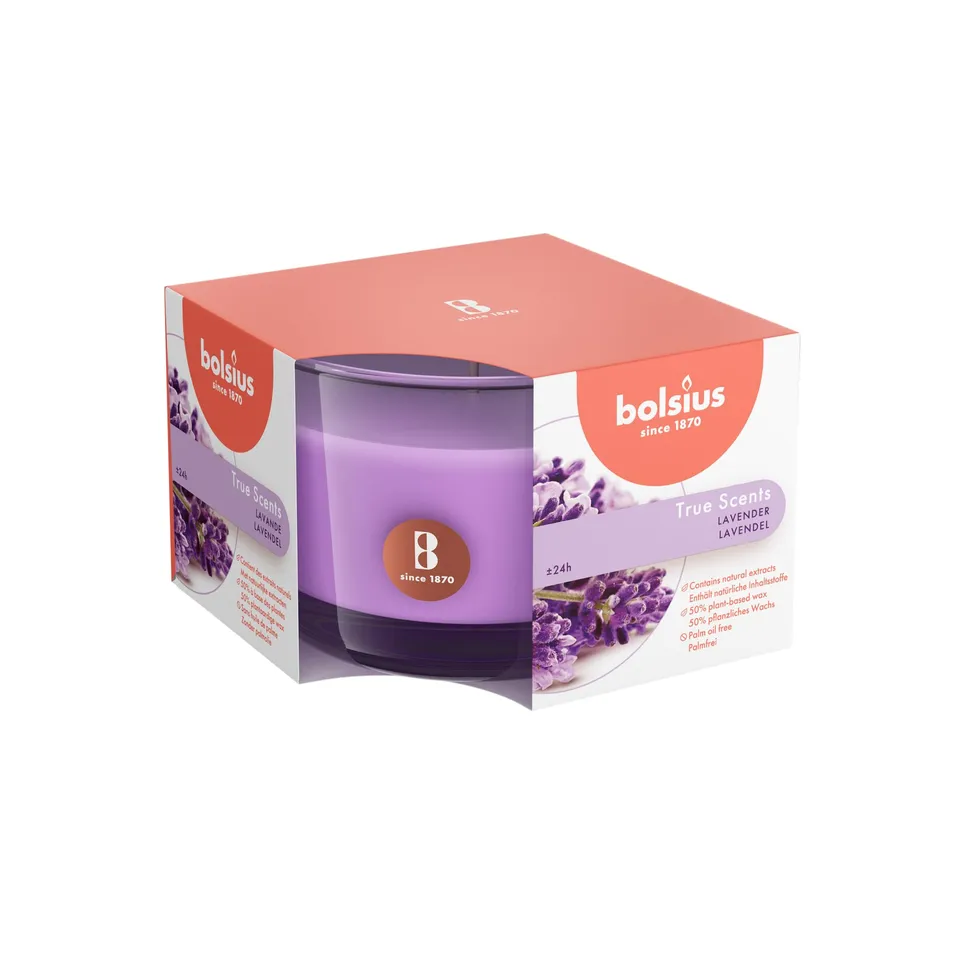 bolsius-true-scents-duftkerze-lavendel-im-glas-6-st-ck image 1