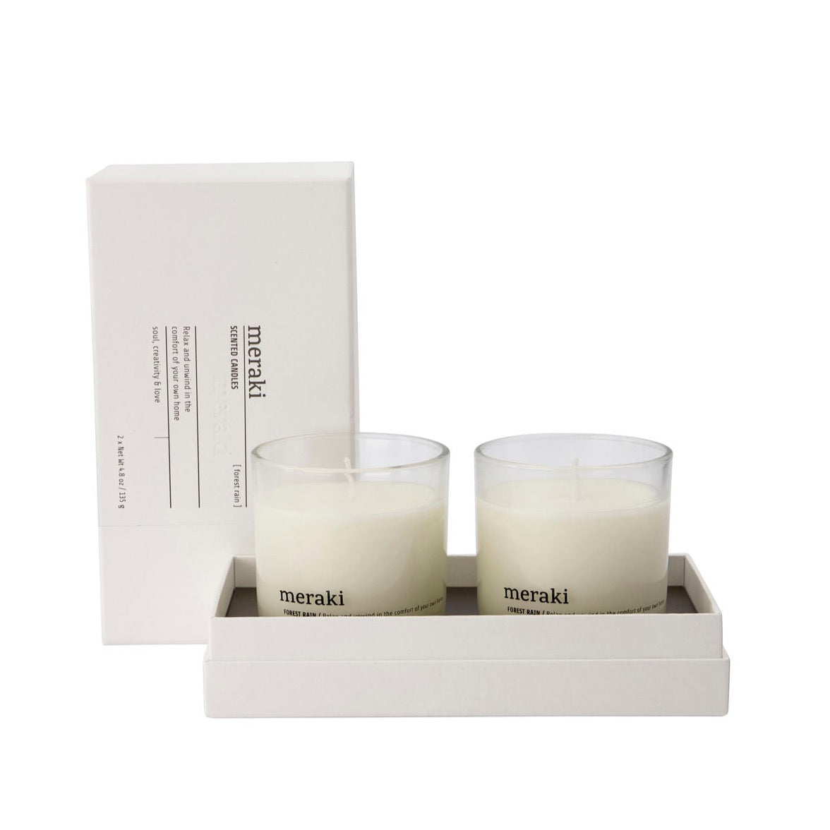 meraki-duftkerze-forest-rain-sojawachs-2er-set-geschenkbox image 2