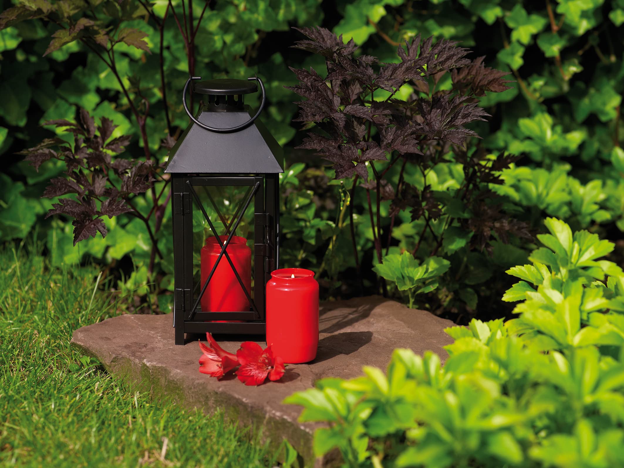bolsius-grablichte-nr-3-rot-5er-pack-45-stunden image 3