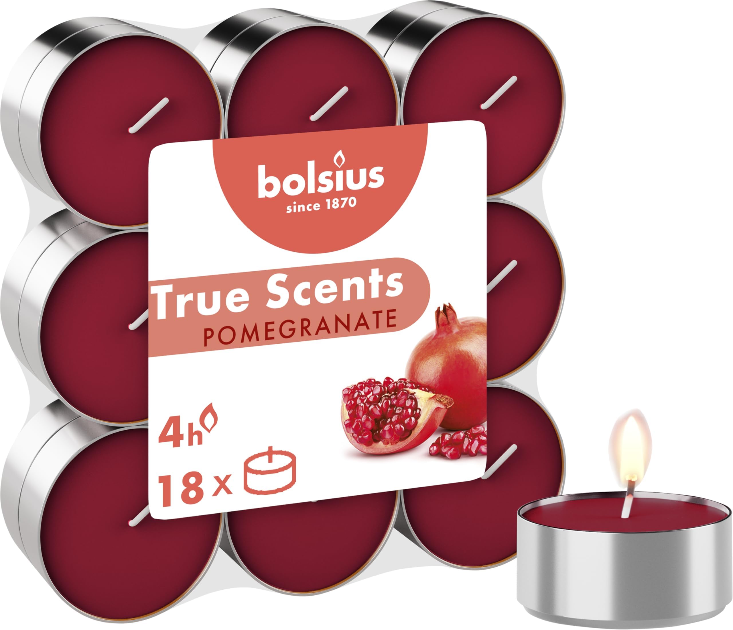bolsius-true-scents-duftteelichter-granatapfel-18-st-ck-vegan-4h image 1