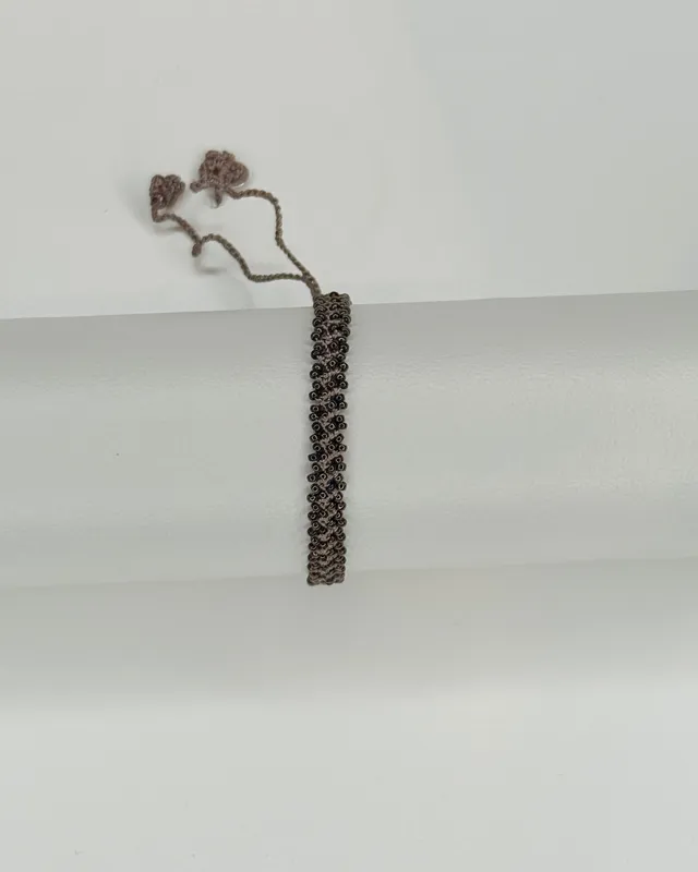 lily-pure-armband-fein-geh-kelt-chocolate-verstellbar image 1