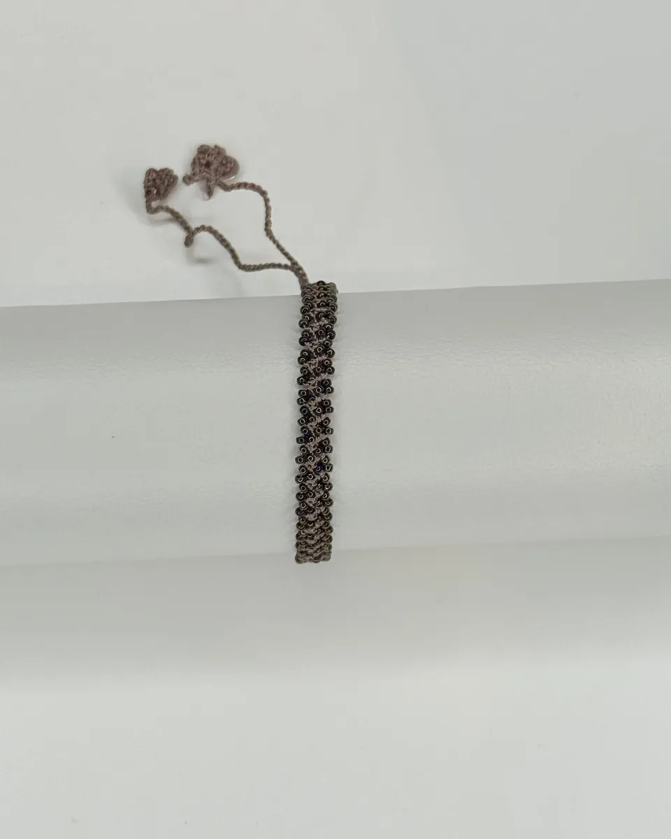 lily-pure-armband-fein-geh-kelt-chocolate-verstellbar image 1