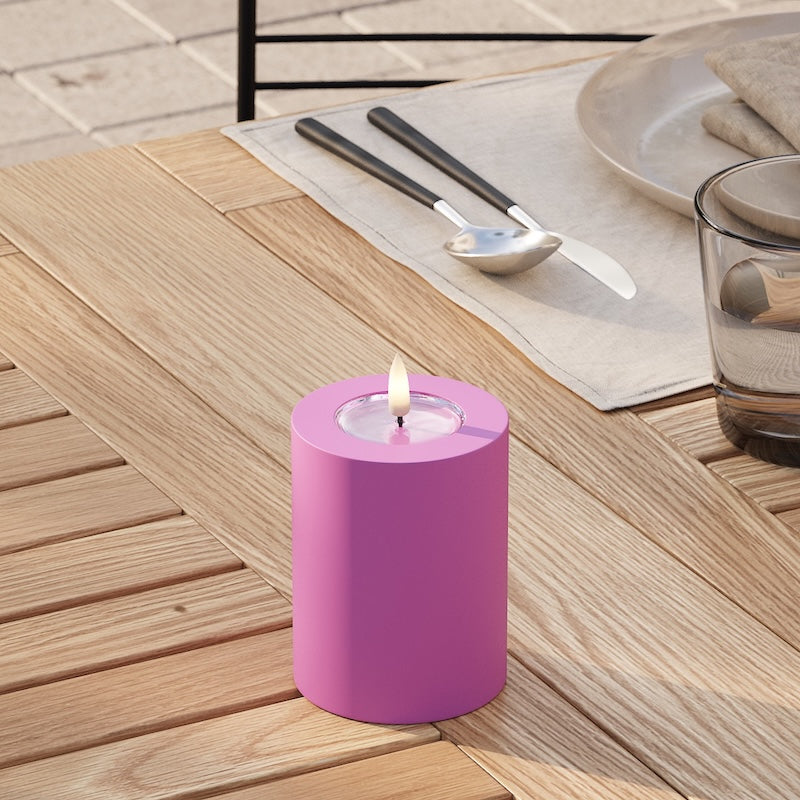 deluxe-homeart-au-enleuchten-led-kerze-7-5x10-cm-magenta image 2