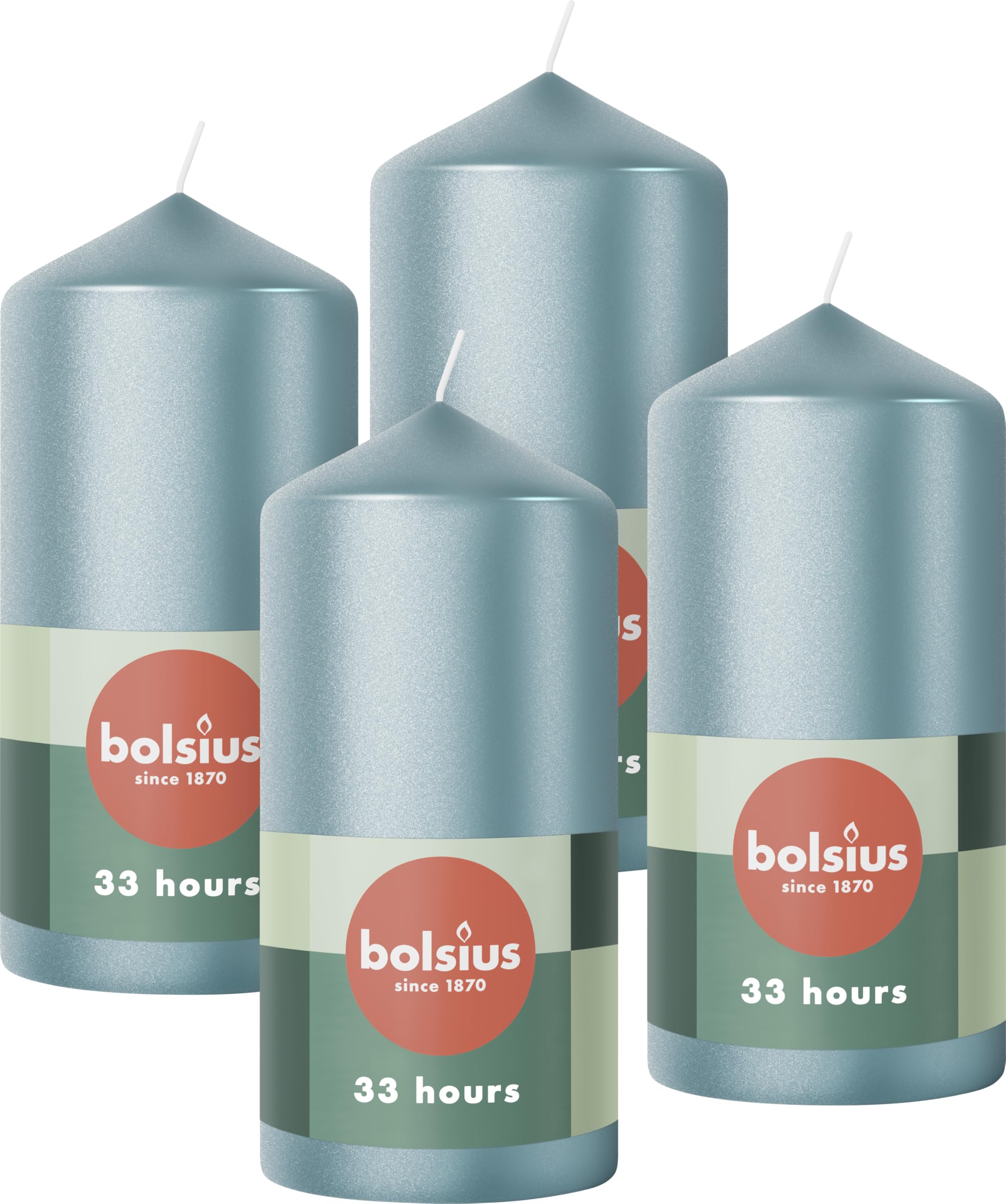 bolsius-essentials-stumpenkerzen-metallic-blau-4-st-ck-12x6-cm image 1