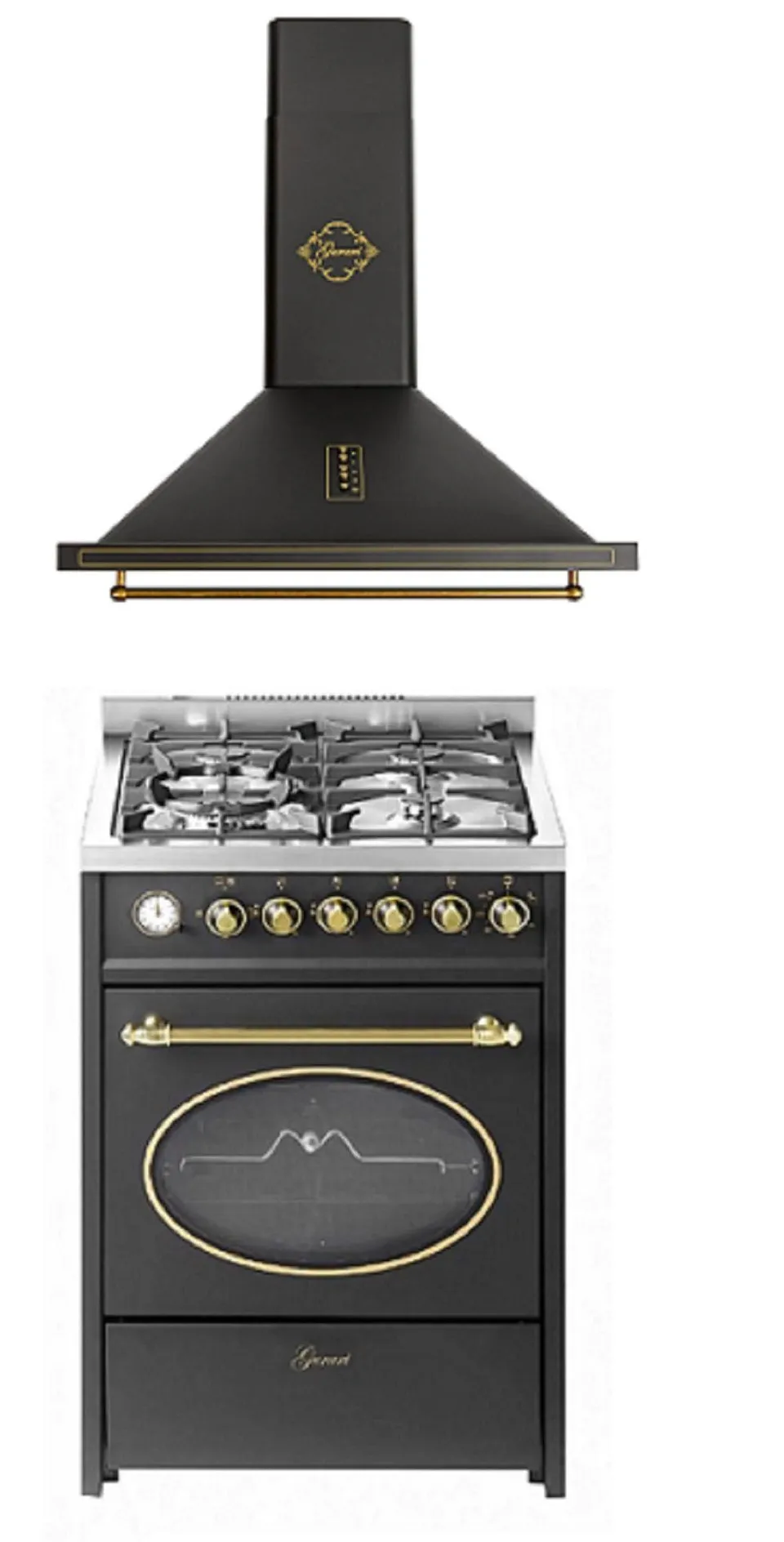 gurari-gch-g-614-bl-gas-standherd-60-cm-set-schwarz-haube image 1