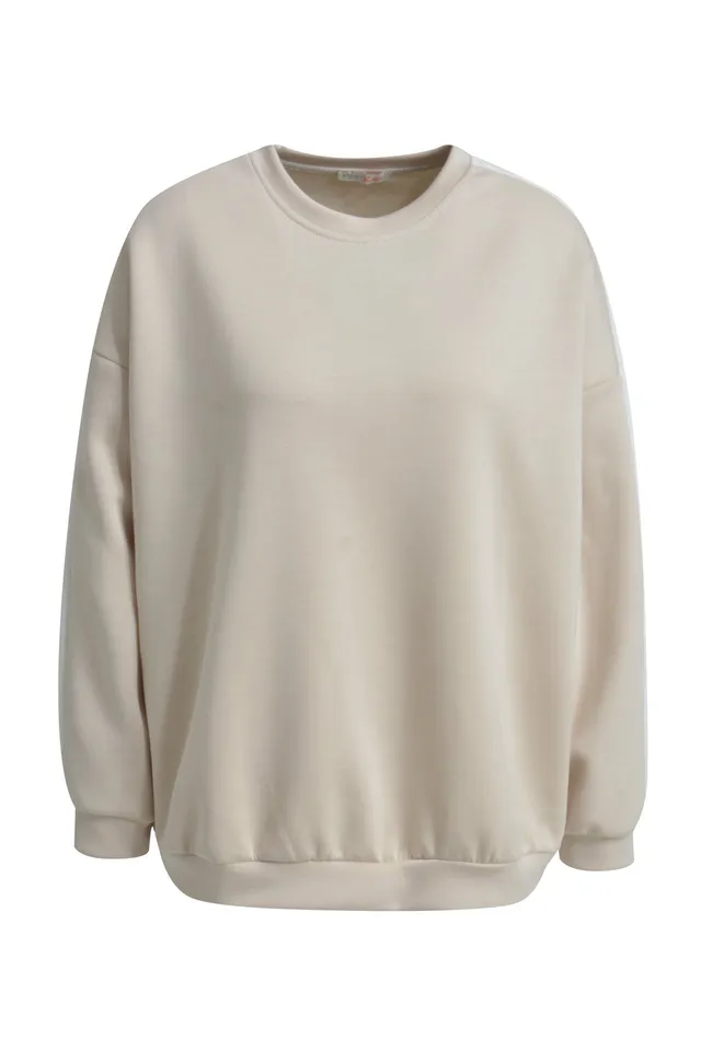 heart-kiss-sweatshirt-beige-streifen-damen-s-m-l-xl image 1