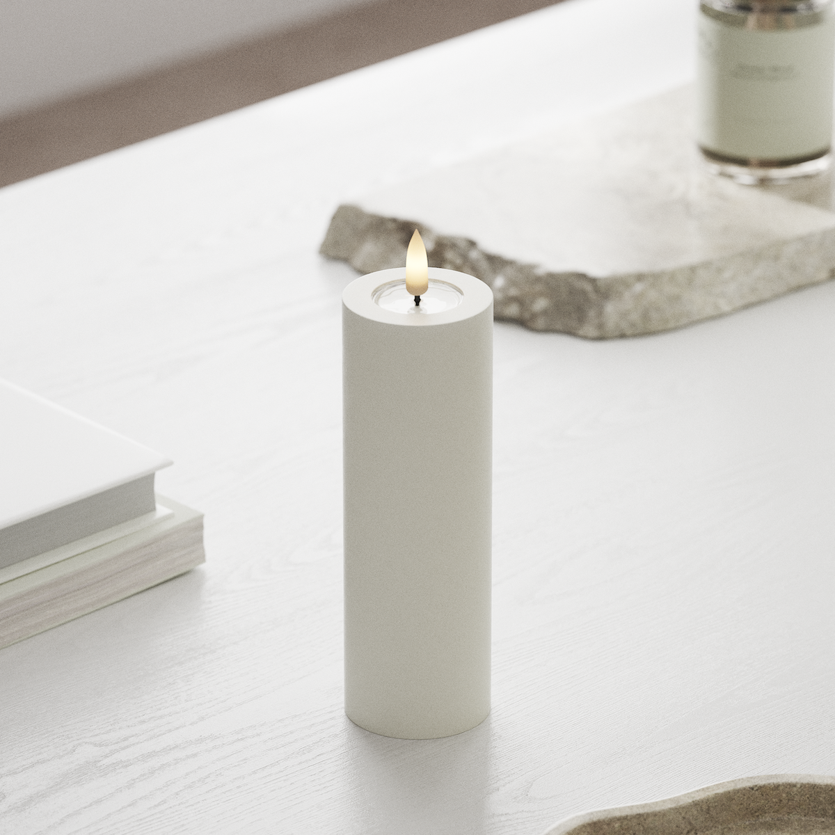 deluxe-homeart-blockkerzen-led-blockkerze-wei-5x15-cm-real-flame image 3