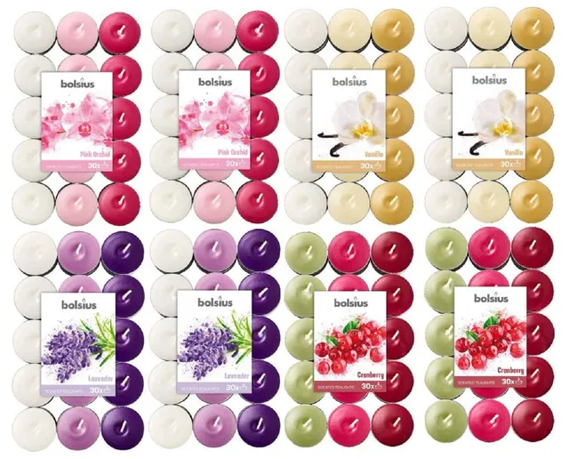 bolsius-true-scents-duftteelichter-mehrfarbig-240-st-ck-4h image 1