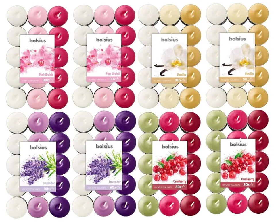 bolsius-true-scents-duftteelichter-mehrfarbig-240-st-ck-4h image 1