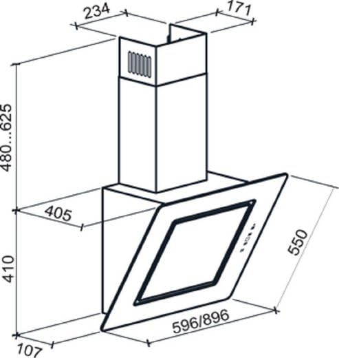 gurari-gch-e-913-x-s-155-standherd-90-cm-kopffrei-schwarzglas image 8