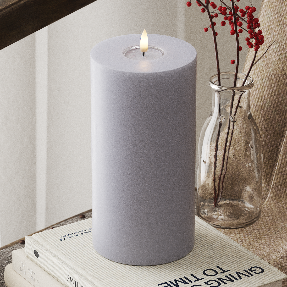 deluxe-homeart-blockkerzen-10x20-cm-led-kerze-mist-blue-real-flame image 1