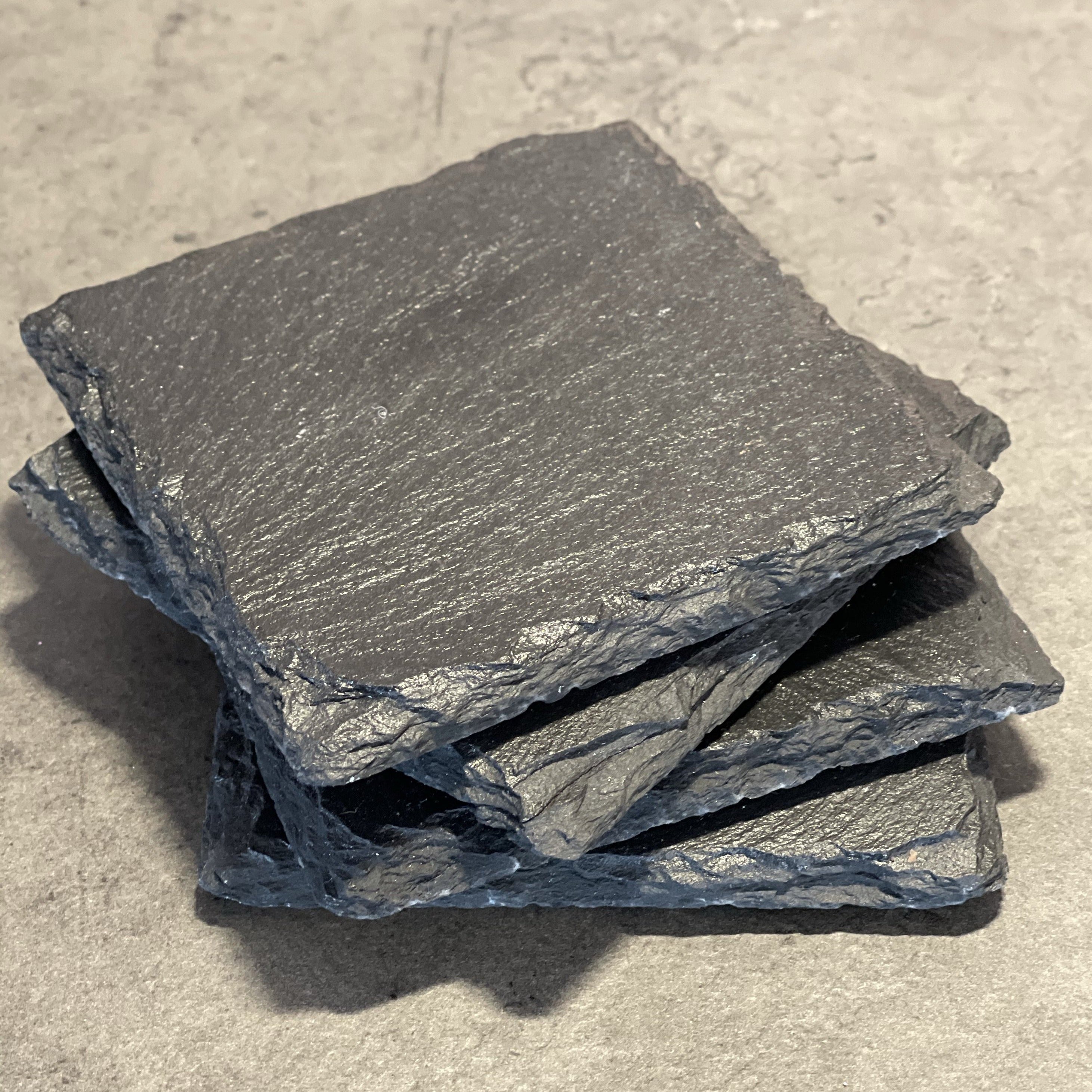 ein-st-ck-vom-gl-ck-schieferplatten-10x10-cm-untersetzer-4-st-ck-schwarz image 3