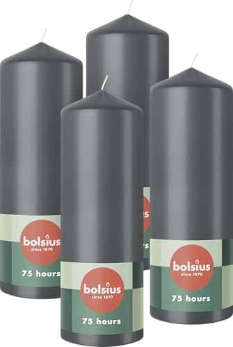 bolsius-essentials-stumpenkerzen-20x7-cm-anthrazit-4-st-ck image 2