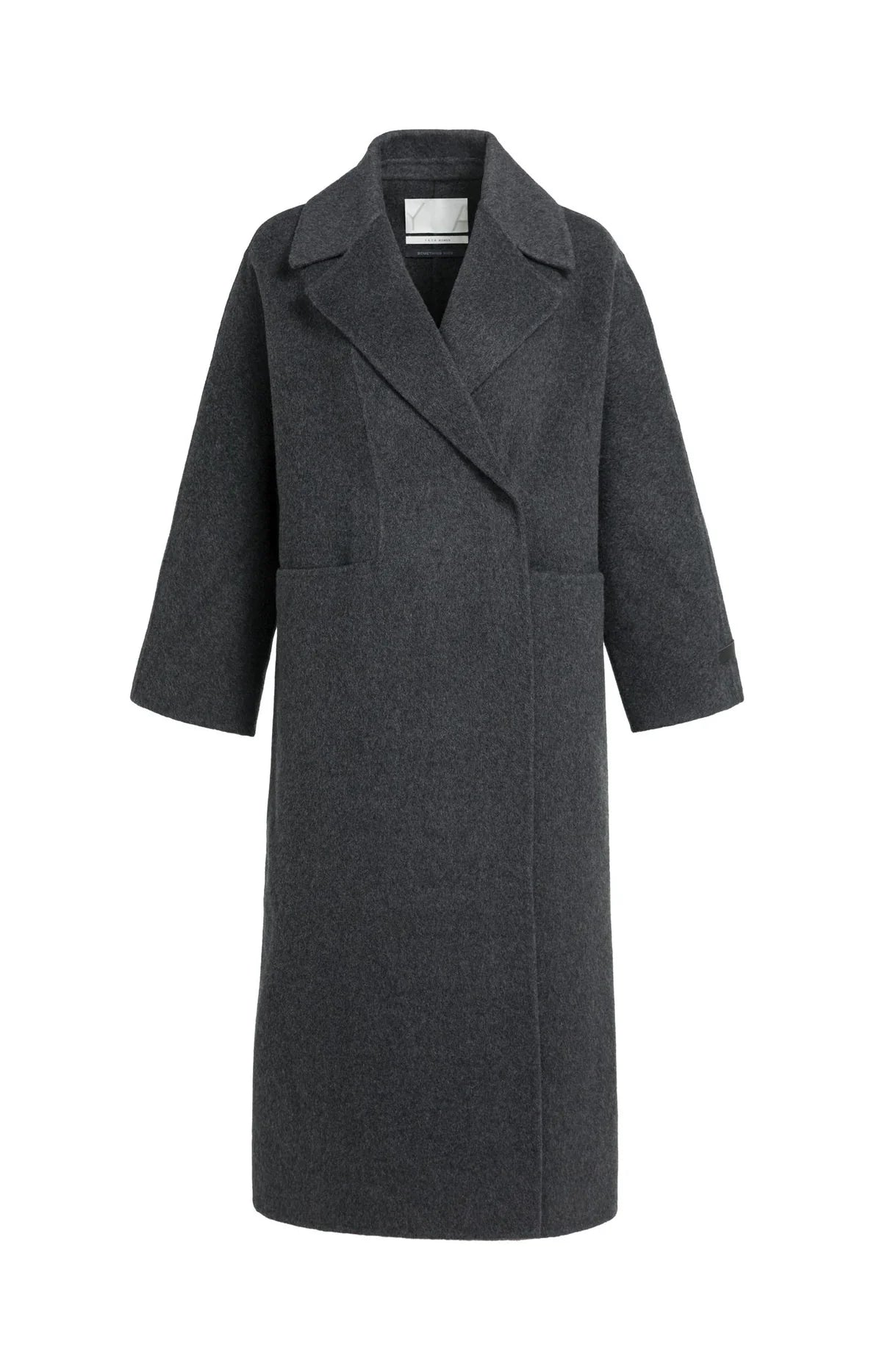 yaya-wollmantel-damen-dunkelgrau-melange-oversize image 6
