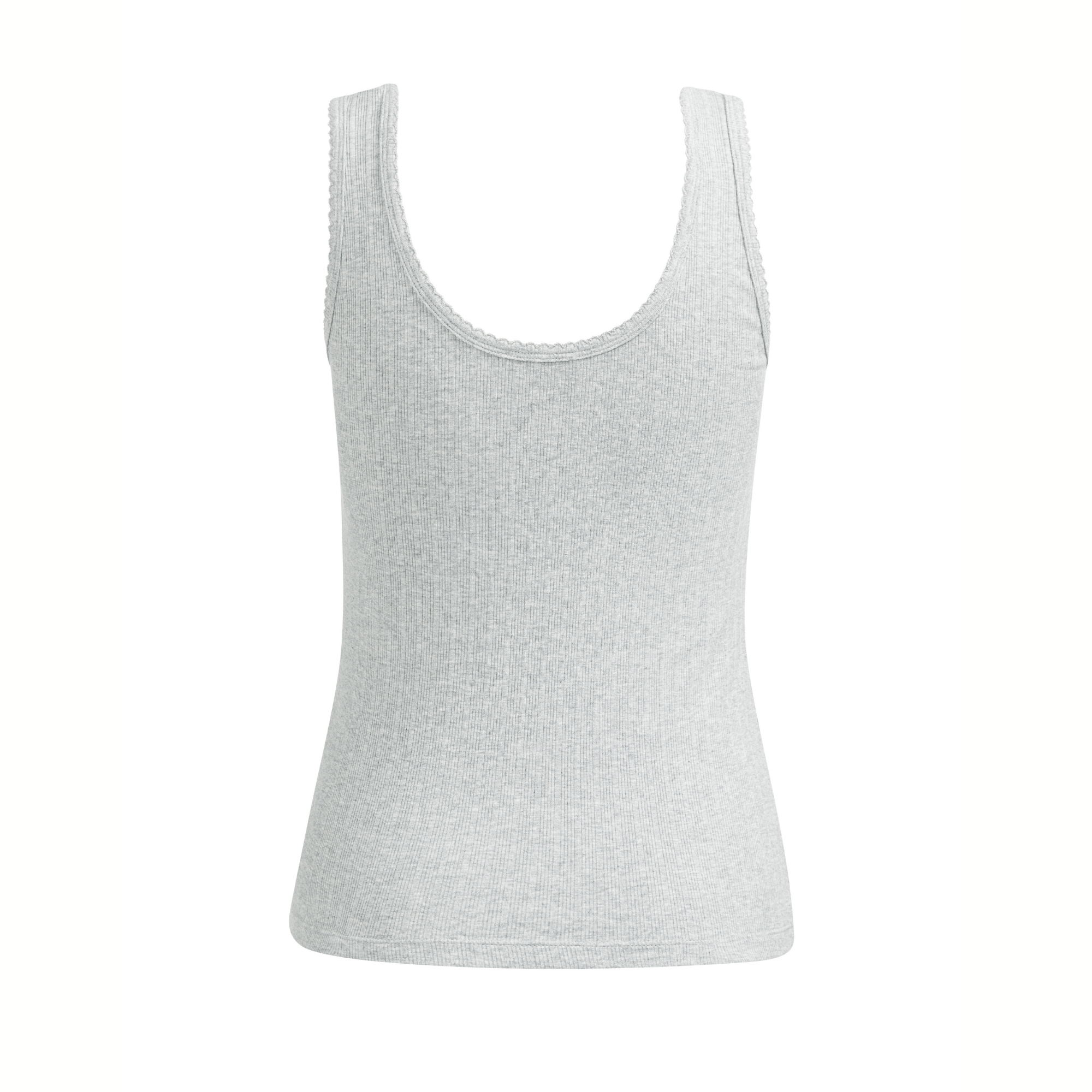 yaya-geripptes-top-rmellos-grau-melange-basics image 4