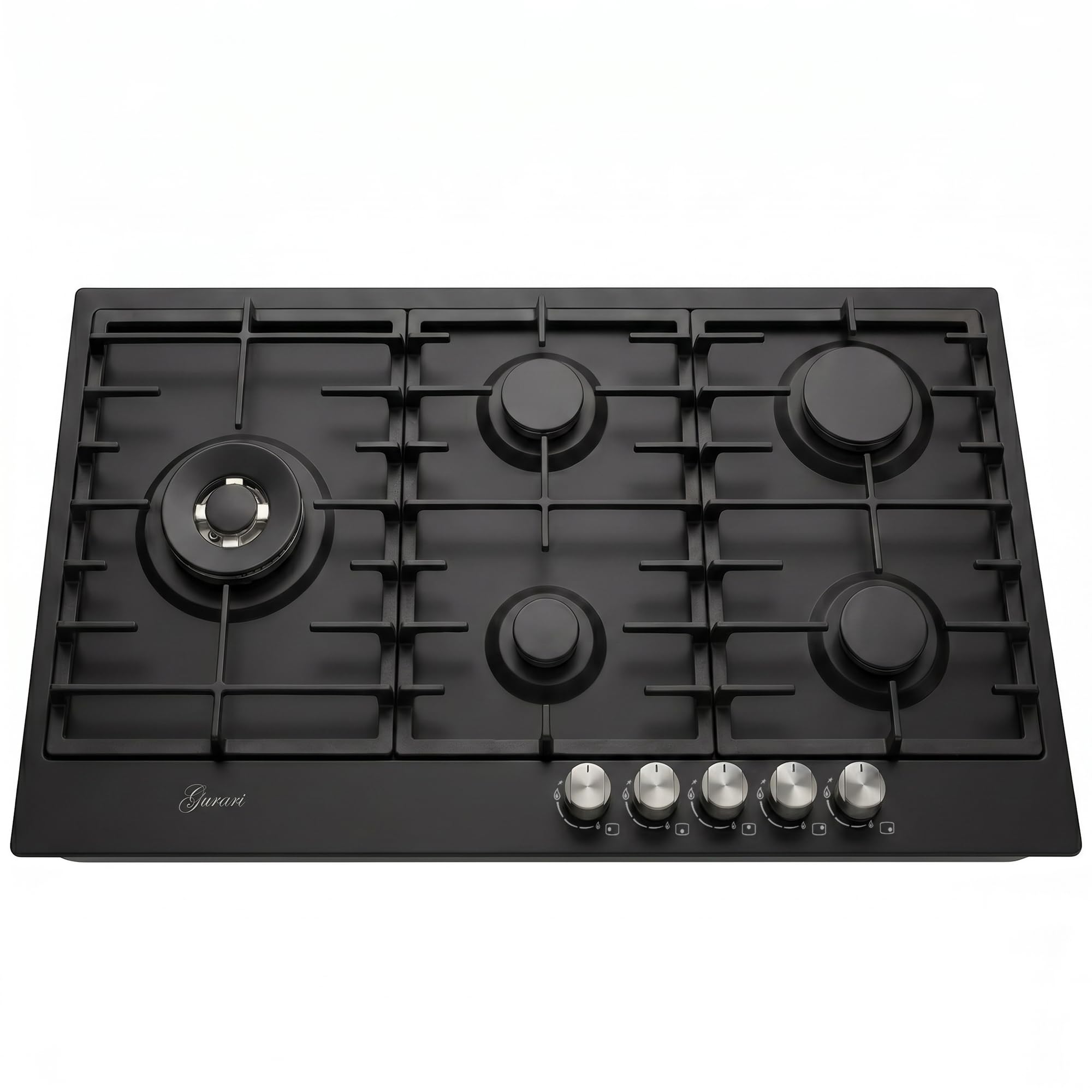 gurari-gch-fb-905-bl-gaskochfeld-90-cm-schwarz-emaille-5-flammig image 8