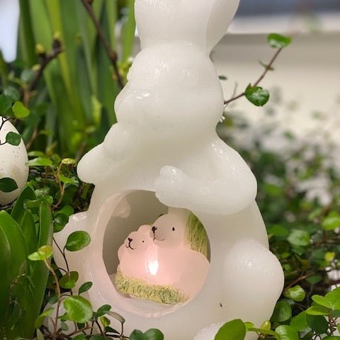 deluxe-homeart-saisons-osterhase-mit-led-licht-18-cm image 1