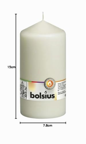 bolsius-essentials-stumpenkerzen-15x8-elfenbein-8er-65h image 6