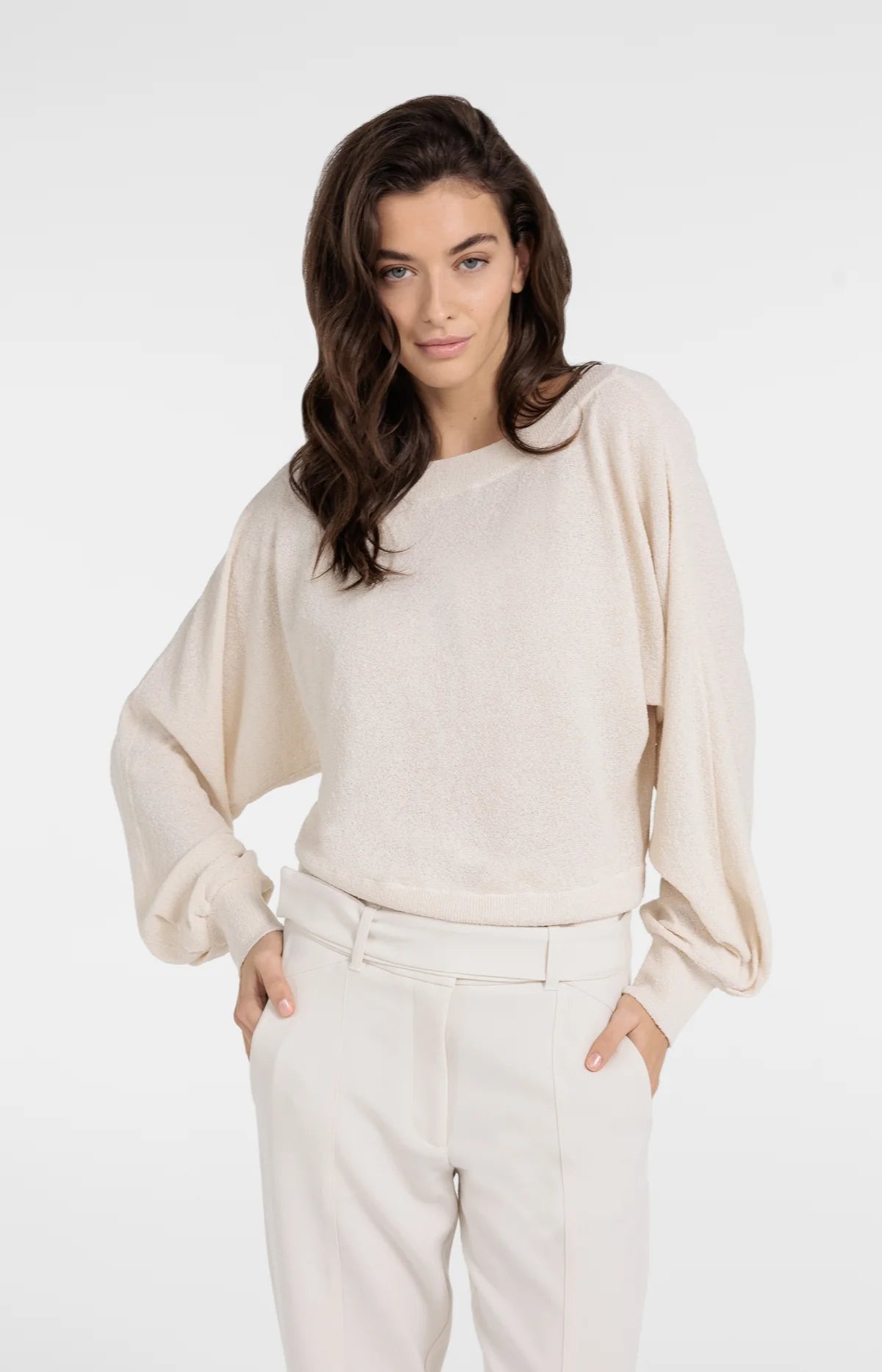yaya-sommerpullover-u-boot-creme-strickpullover-damen-xs-l image 6