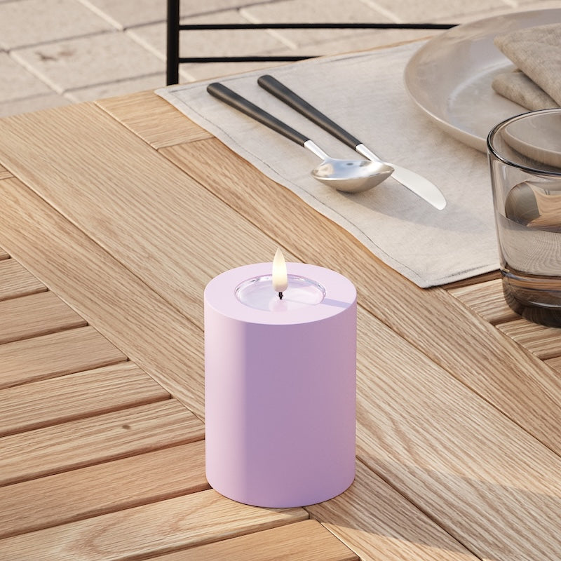 deluxe-homeart-au-enleuchten-led-blockkerze-7-5x10-lavendel-ip44 image 2