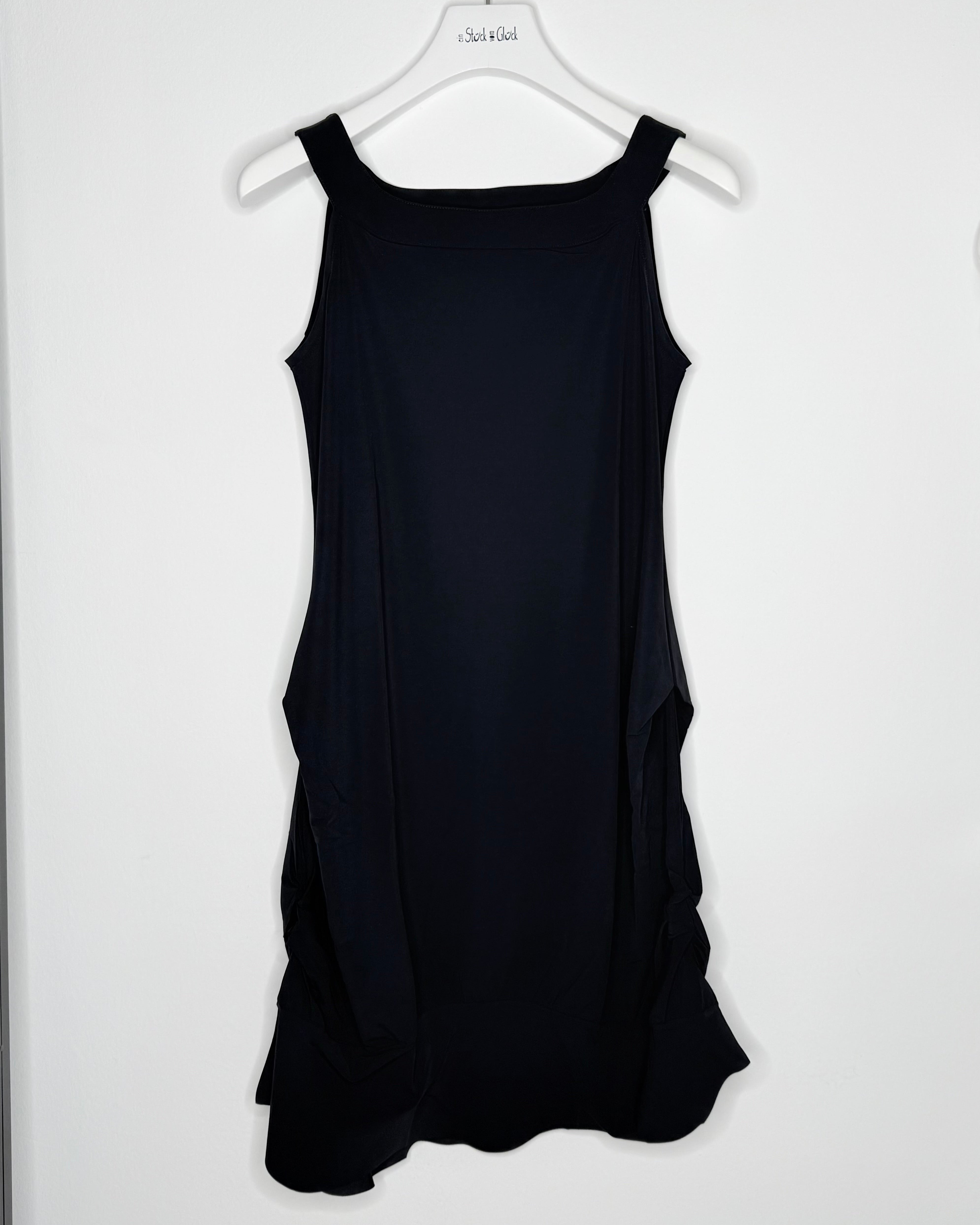 anastasia-kalliope-midikleid-schwarz-raffung image 1