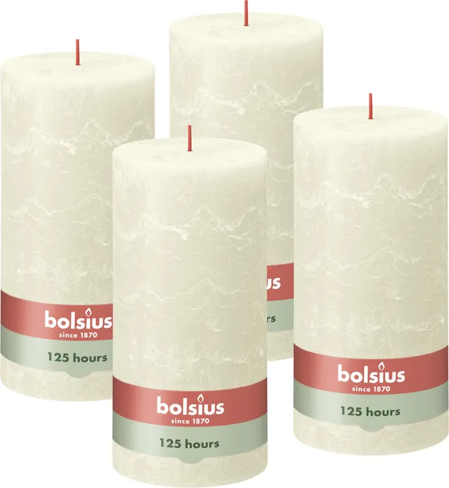 bolsius-rustik-stumpenkerze-xxl-elfenbein-4er-20cm image 1