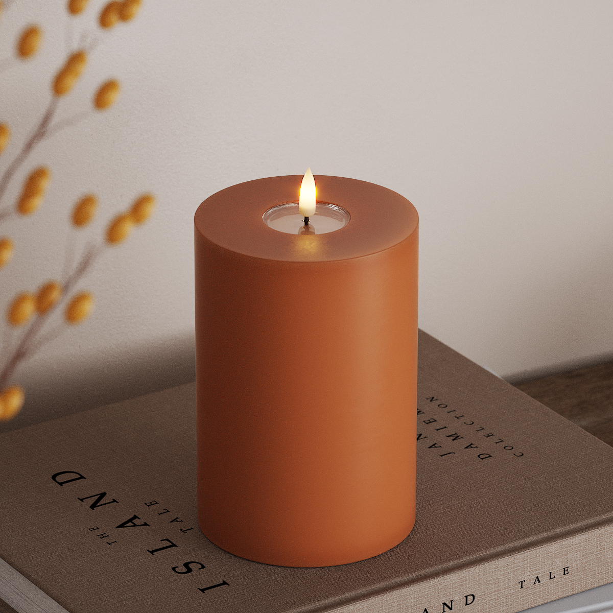 deluxe-homeart-blockkerzen-led-10x15-cm-orange-real-flame image 2