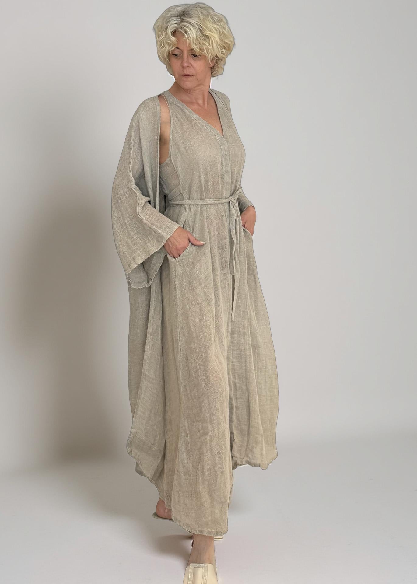 join-clothes-chania-maxi-leinenkleid-naturleinen-einheitsgr-e image 4