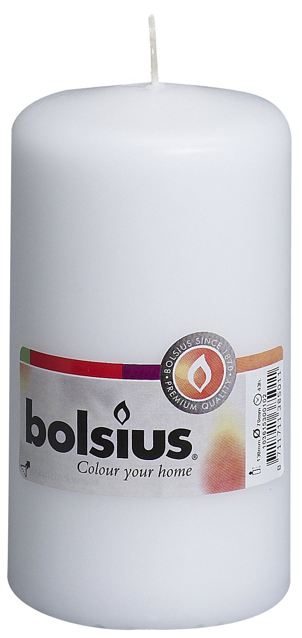 bolsius-essentials-stumpenkerzen-wei-8-stk-13x7-cm image 1
