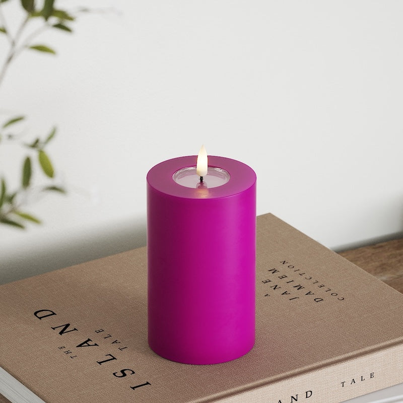 deluxe-homeart-blockkerzen-led-blockkerze-7-5x12-5-violett-real-flame image 4