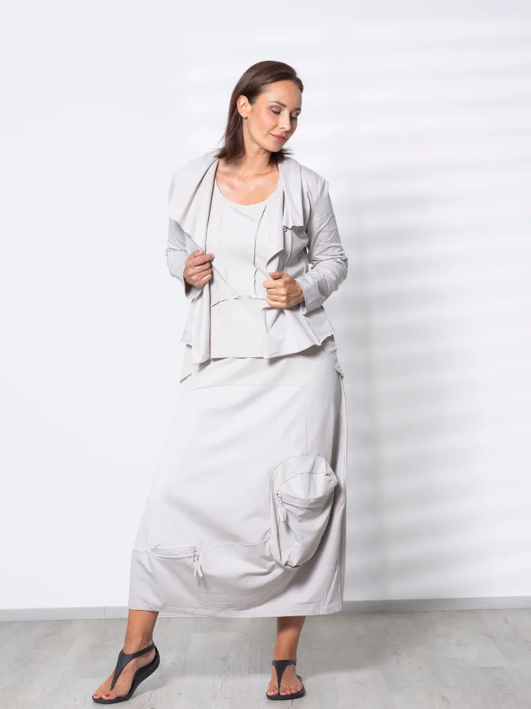 anastasia-by-kampeas-jersey-ballonrock-maxi-sand-beige image 1