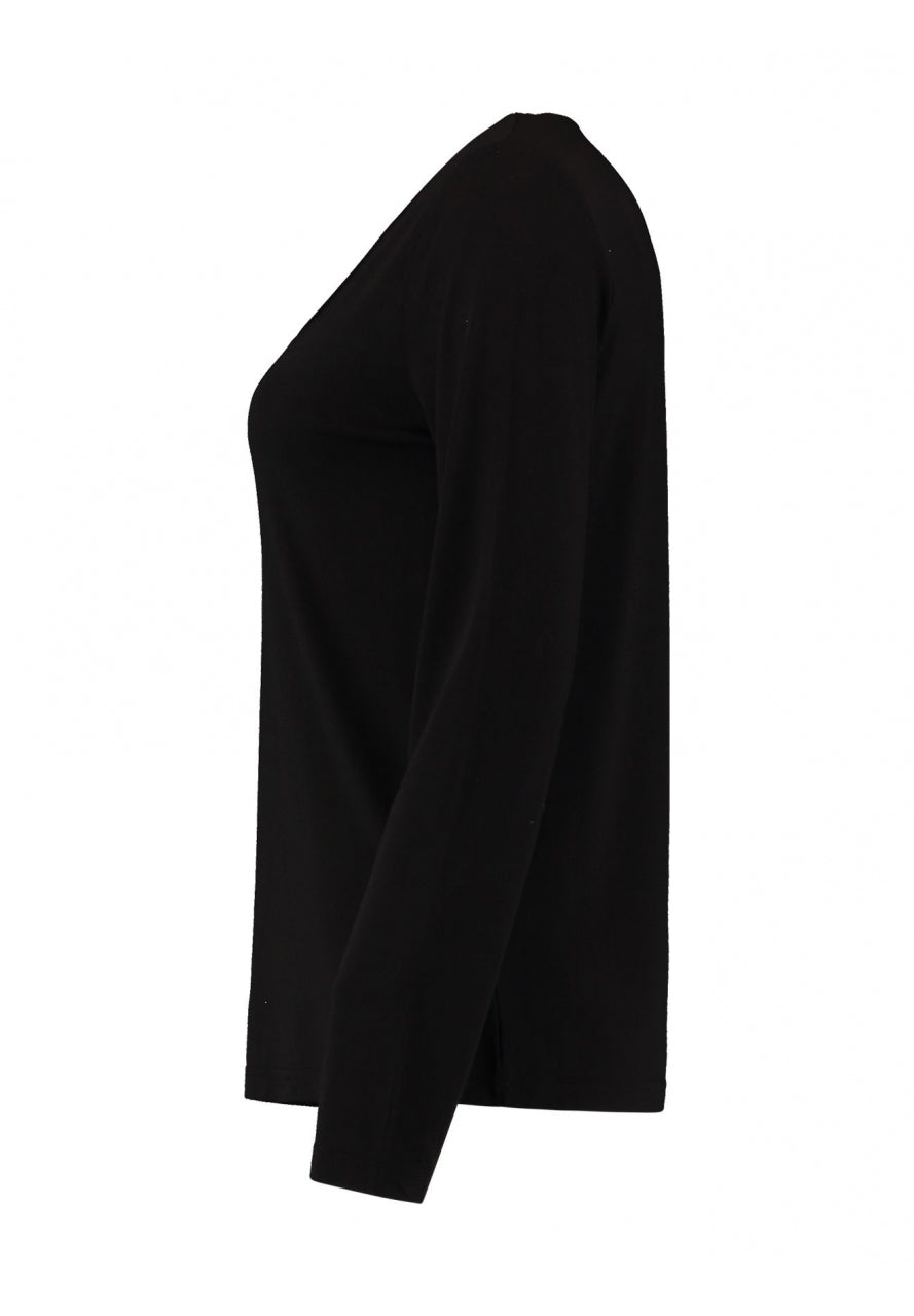 hailys-langarmshirt-v-ausschnitt-schwarz-modal-basic image 3